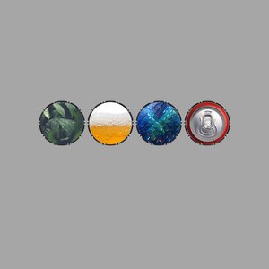 Bassdrumfell-Aufkleber mit Standard Motiven