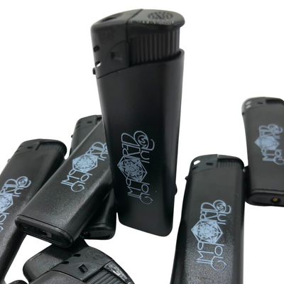 Elektronische Feuerzeuge - 10 Stück-Set (Wunschmotiv) - DER BANDMARKT