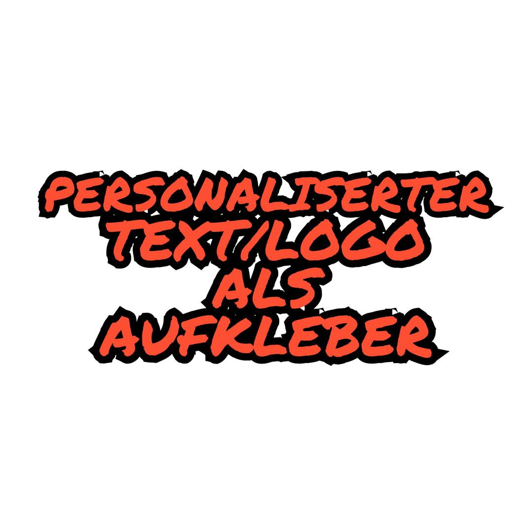 Personalisiertes Textlogo Aufkleber-Set: Ideal für Musiker, Drum-Kit Customization - DER BANDMARKT