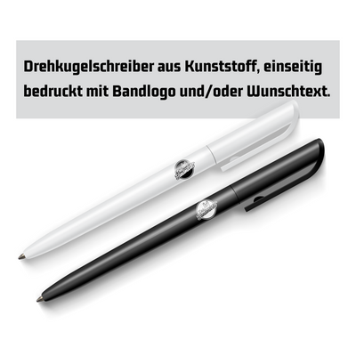 Kugelschreiber mit Bandlogo bedruckt - DER BANDMARKT