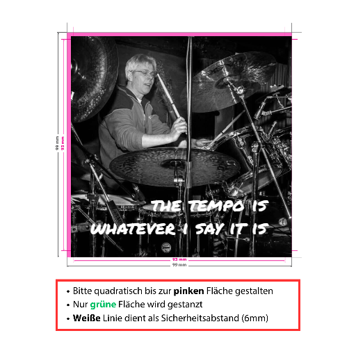 Bierdeckel beidseitig bedruckt - DER BANDMARKT