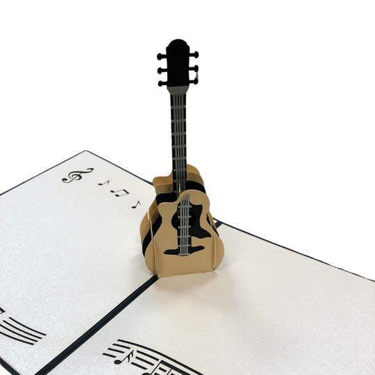 3D-Klappkarte für Gitarristen - DER BANDMARKT