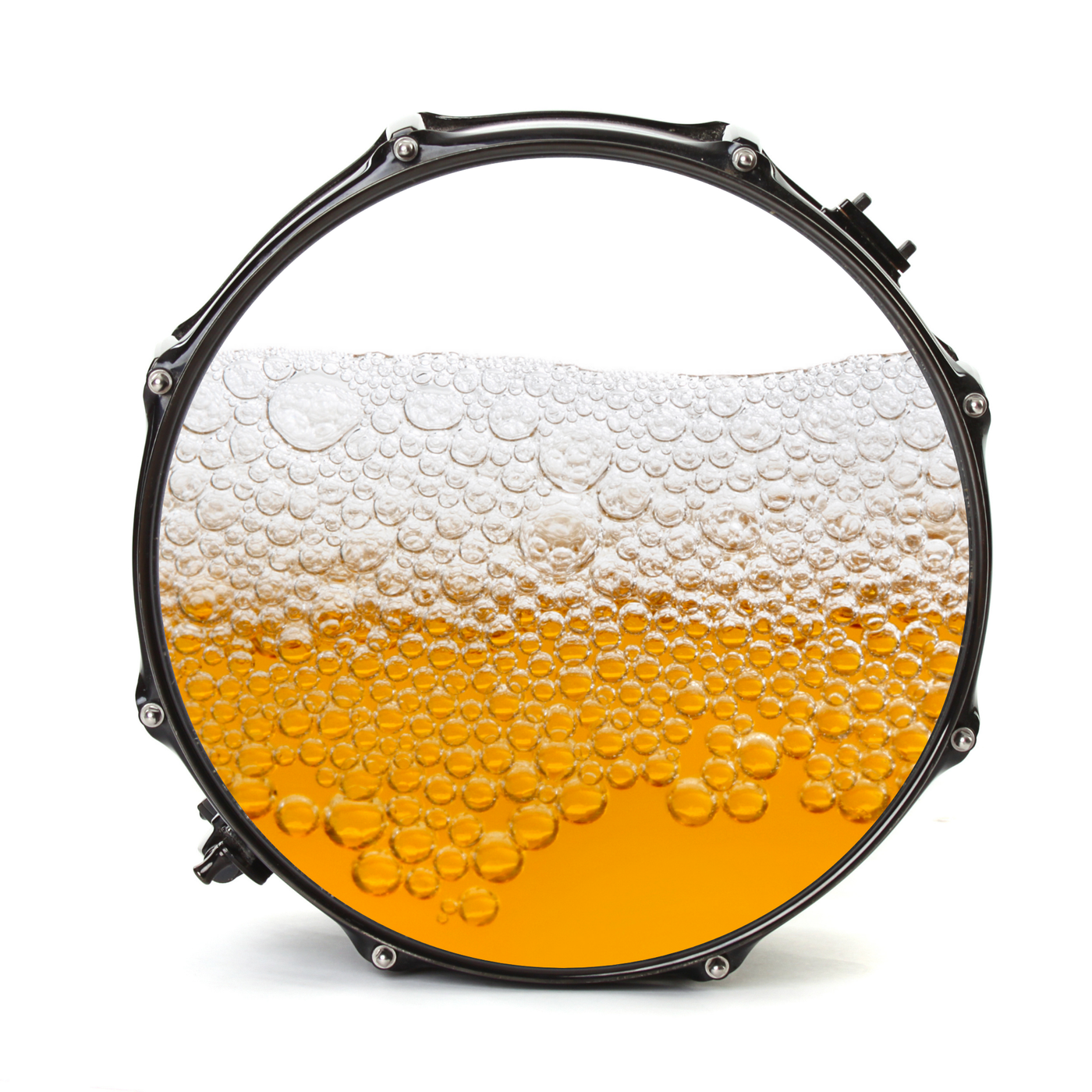 Bassdrumfell-Aufkleber mit Beer-Design - DER BANDMARKT