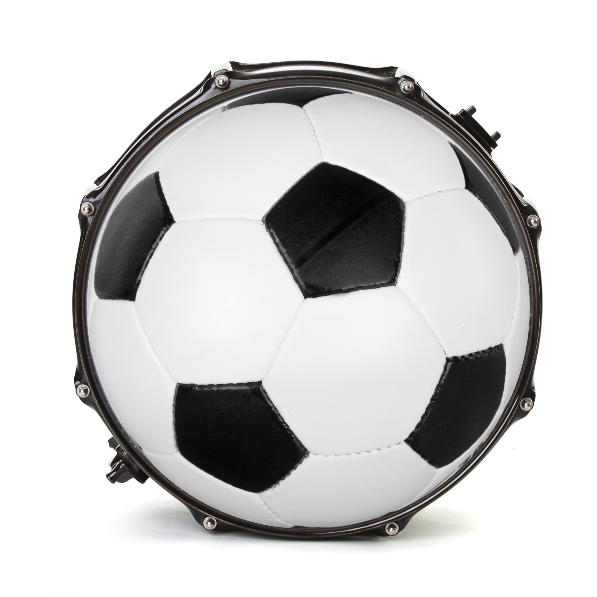 Bassdrumfell-Aufkleber mit Soccer-Design - DER BANDMARKT
