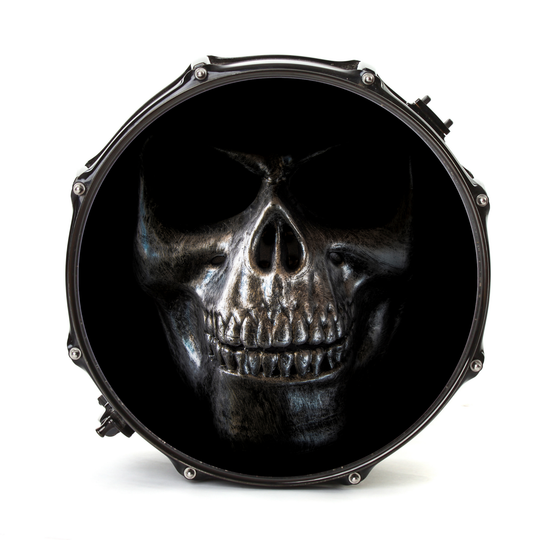 Bassdrumfell-Aufkleber mit Skull-Design - DER BANDMARKT