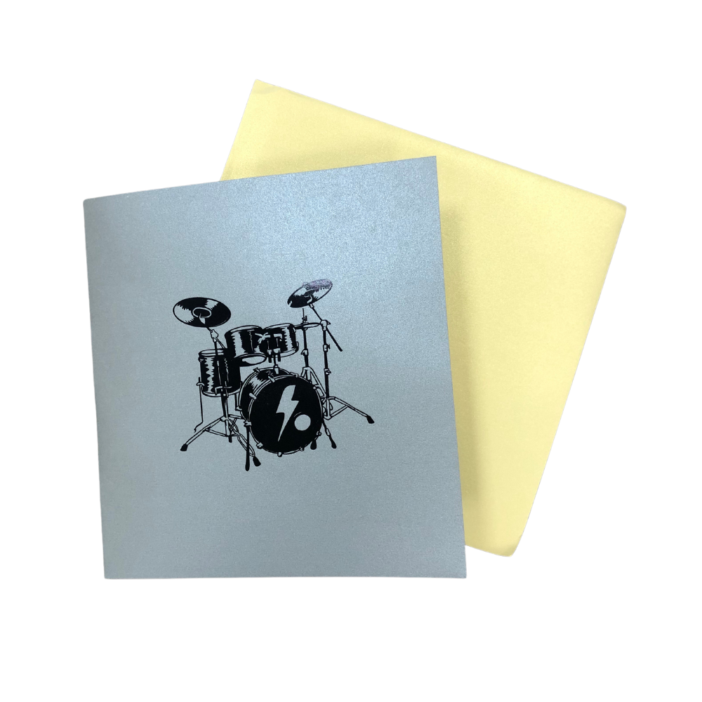 3D-Klappkarte für Drummer - DER BANDMARKT