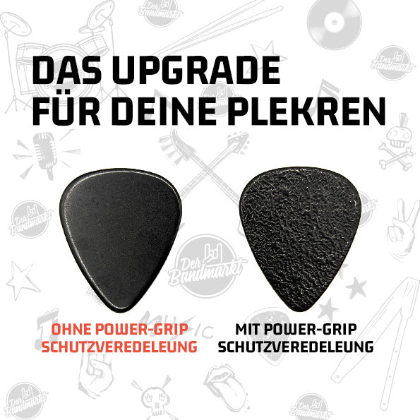 Power Grip Schutzveredelung (ab 10 Plektren) - DER BANDMARKT