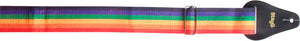 STAGG Nylon Gitarrengurt in Regenbogenfarben - DER BANDMARKT