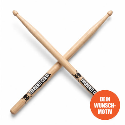 Drumsticks mit Foto-Druck – Hickory