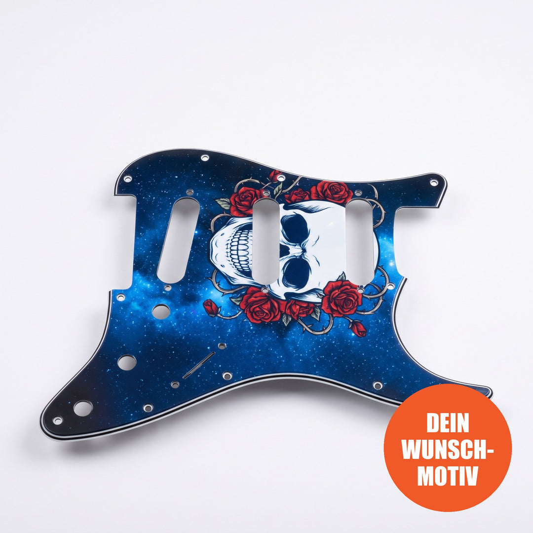 Pickguard mit Foto-Druck – Beispieldesign Stratocaster