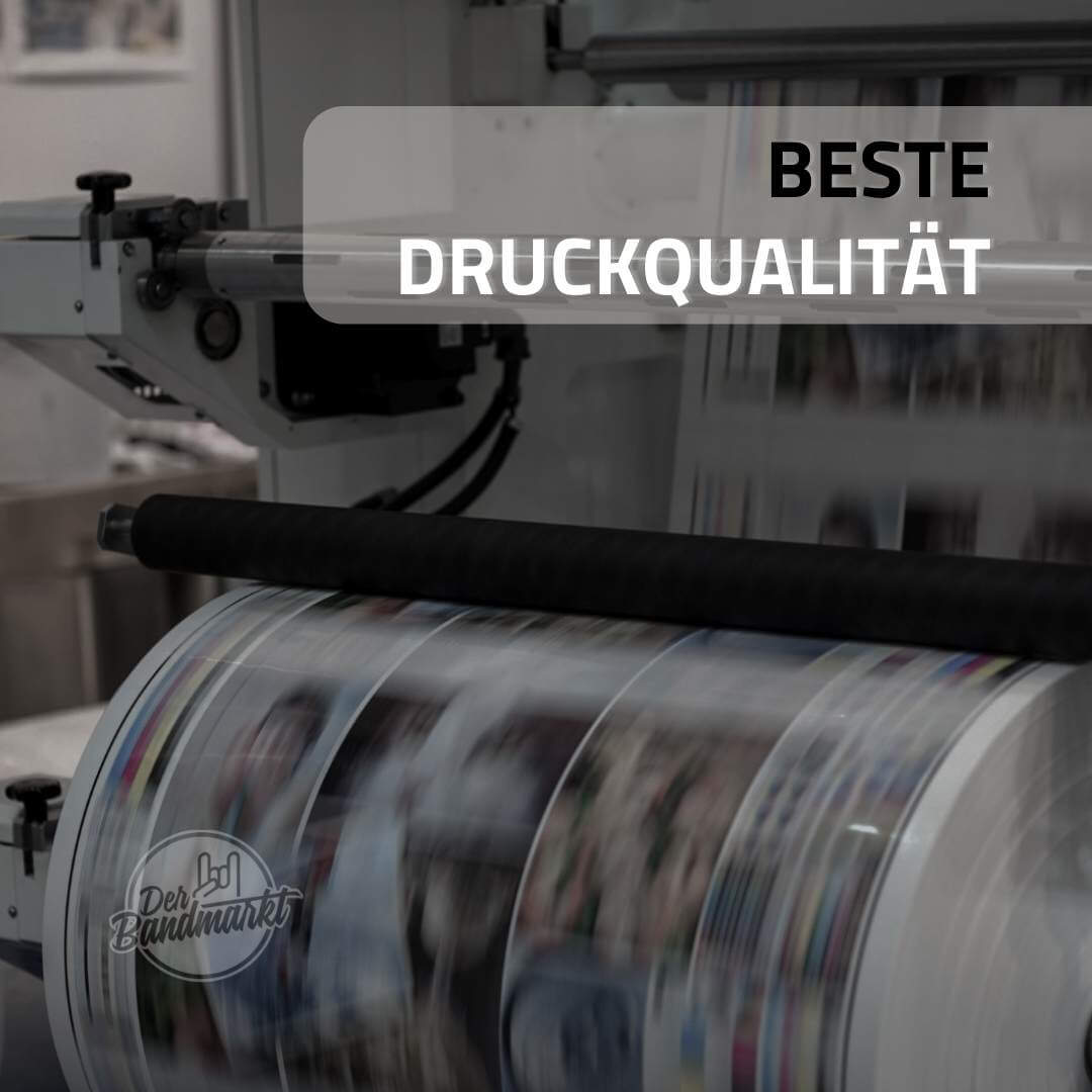 Gitarrengurt "Standard" mit Druck, braun - DER BANDMARKT