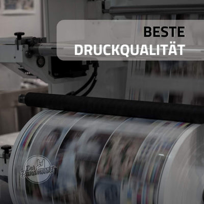 Gitarrengurt "Standard" mit Druck, braun - DER BANDMARKT