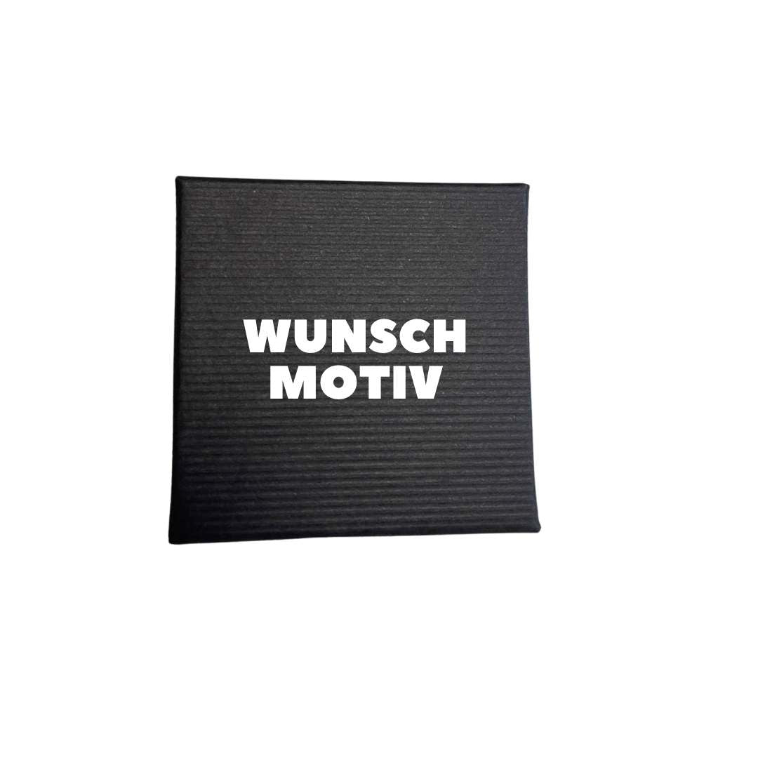Edle Geschenkschachtel für Plektren mit Innenpolster und Wunsch-Motiv - DER BANDMARKT