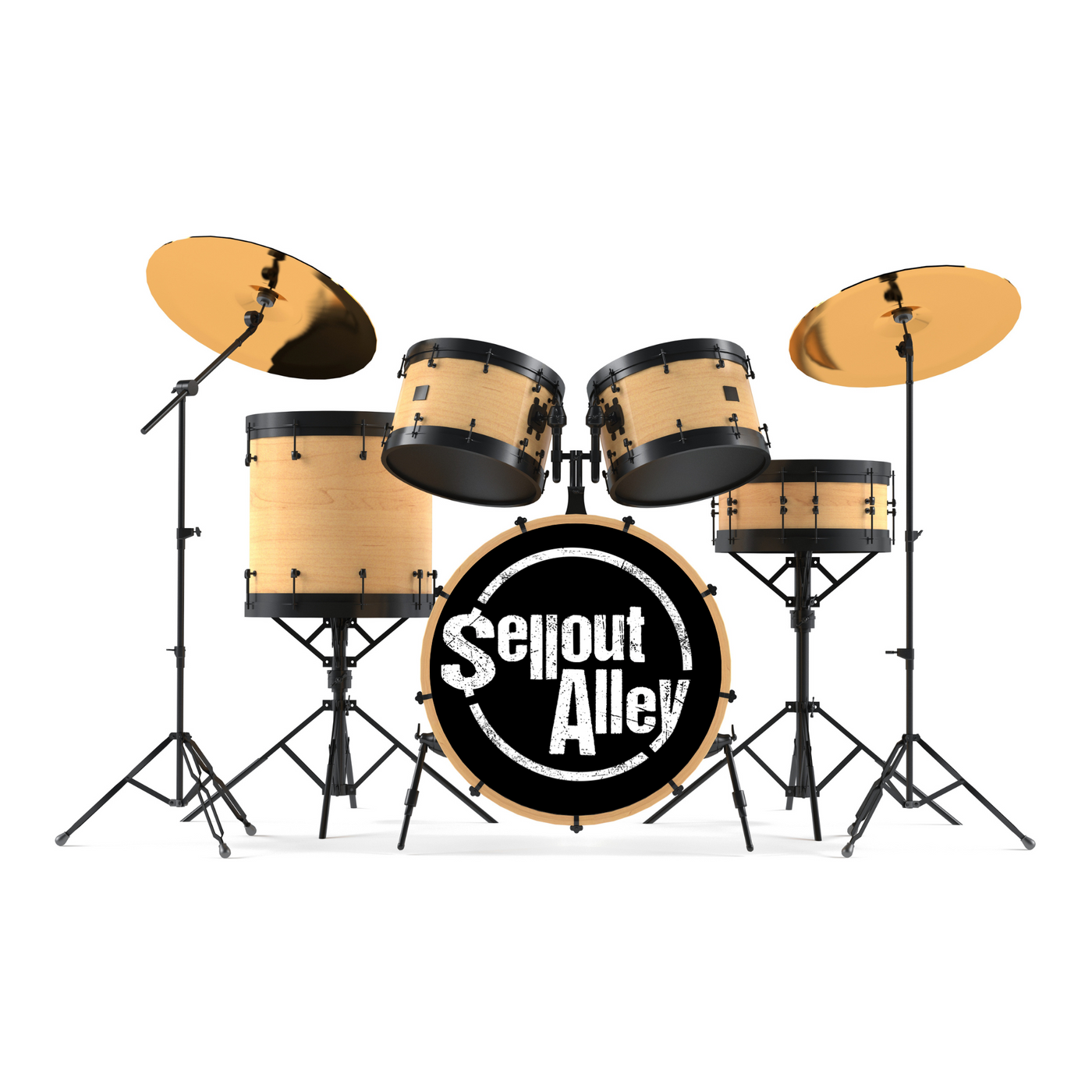 Geschenk-Set "Drummer Standard" mit bedruckten Drumsticks - DER BANDMARKT