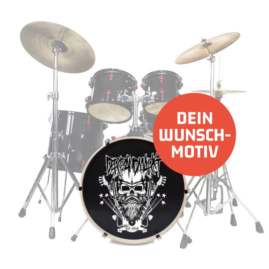 Bassdrumfell-Aufkleber - DER BANDMARKT