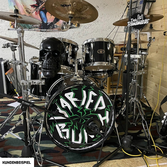 Bassdrumfell-Aufkleber - DER BANDMARKT