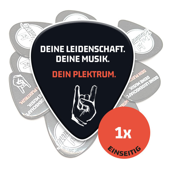 Plektren mit Foto-Druck einseitig bedruckt (Einzelstücke) - DER BANDMARKT