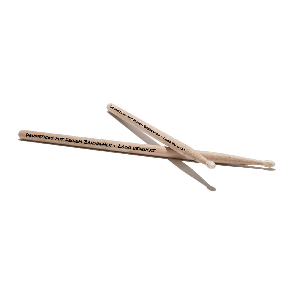 Drumsticks - Hickory mit Logo-Druck - DER BANDMARKT