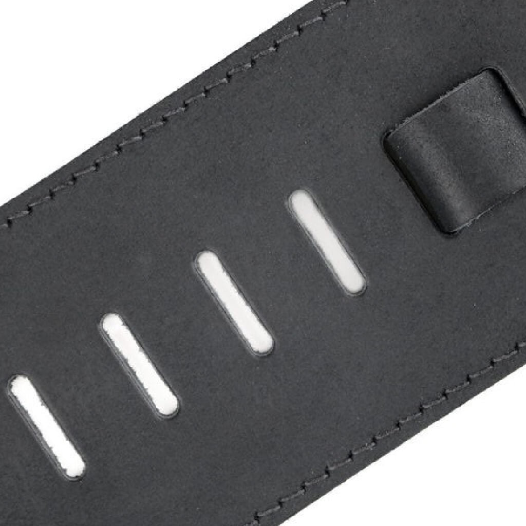 Geschenkset "Guitarist Wildleder Deluxe No.2" mit laser-graviertem Gitarrengurt - DER BANDMARKT