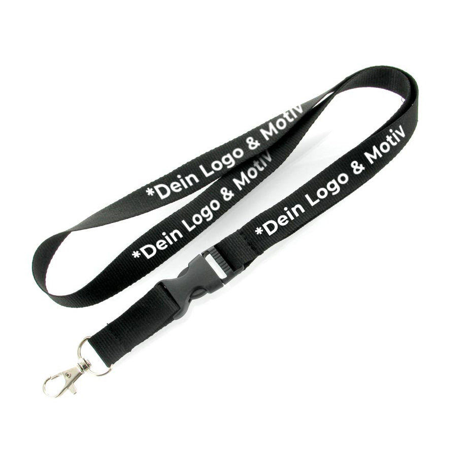 Lanyard - Schlüsselband mit Logo Bedrucken (1.000 Stück) - DER BANDMARKT