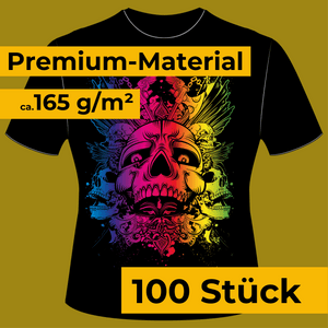 Premium Bandshirts - einfarbiger Druck (100 Stück) - DER BANDMARKT